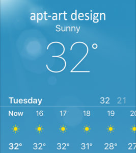 sunny